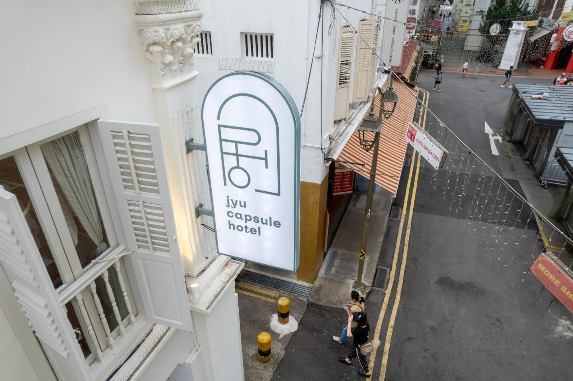 Jyu Capsule Hotel Singapur Exteriér fotografie