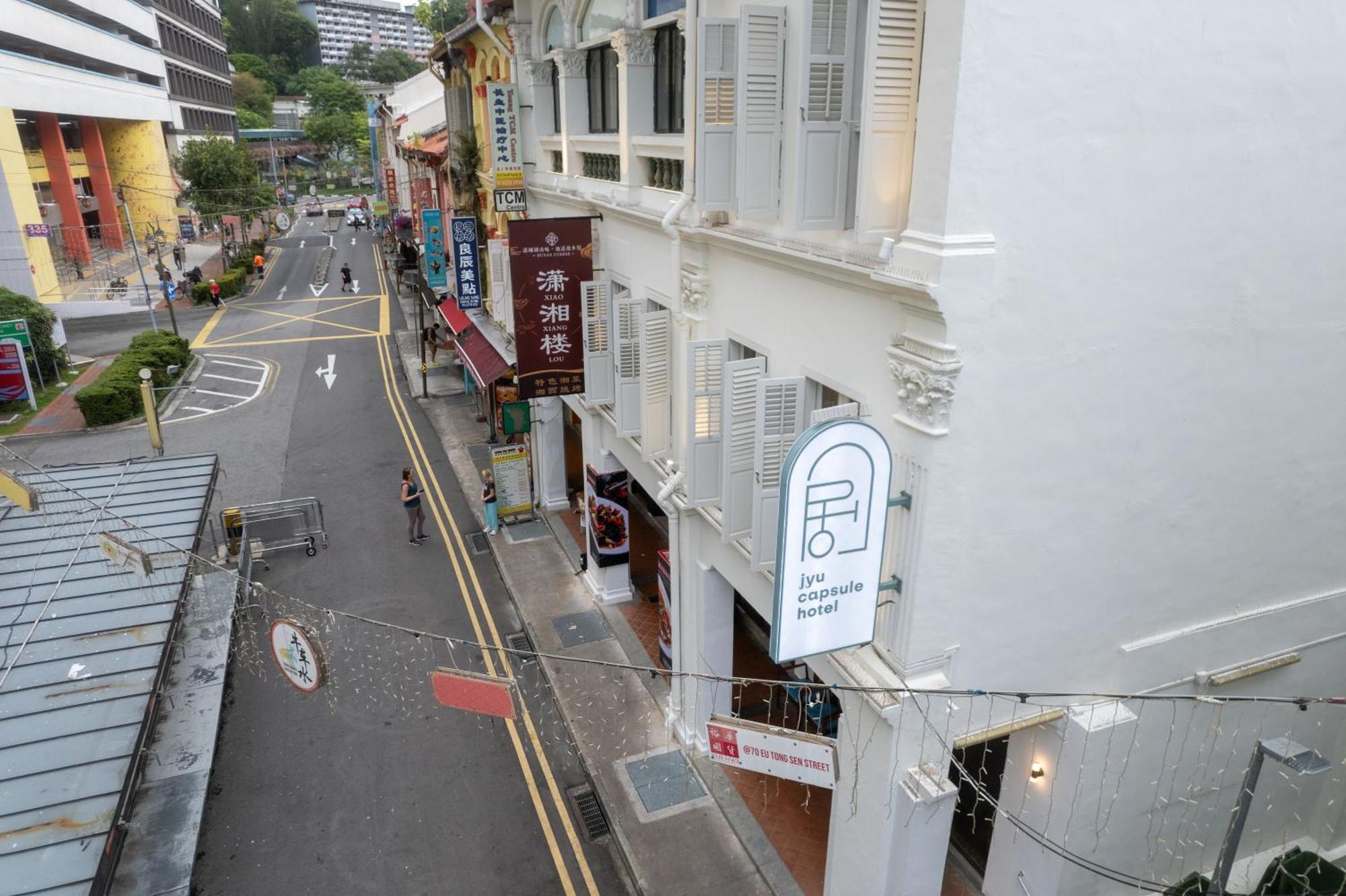 Jyu Capsule Hotel Singapur Exteriér fotografie